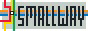 Text 'SMALLWAY' above part of a subway map