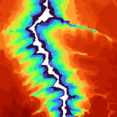 image of floating robot gesturing towards a visualization
                        of data